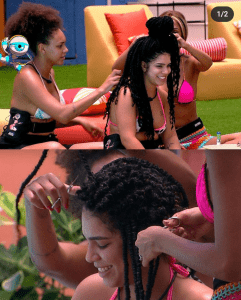 Maria muda visual no primeiro dia de BBB