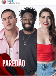 Dinâmica de votação leva Douglas, Arthur e Naiara ao paredão