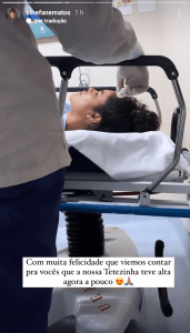 Sthefane Matos tem alta da UTI