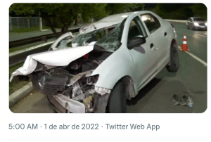 Rodrigo Mussi estava em carro de aplicativo quando sofreu acidente